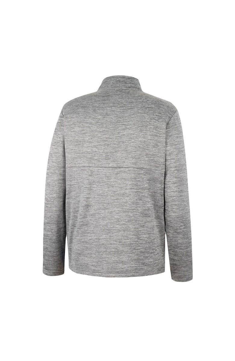 COLOSSEUM Men's Colosseum Gray Navy Midshipmen John Half-Zip Jacket, Alternate, color, 