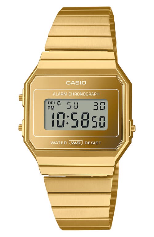 Casio Vintage Digital Bracelet Watch, 37.4mm X 35.5mm