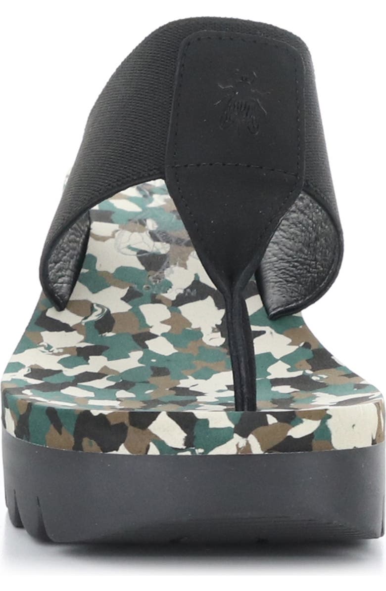 Fly London Yomu Wedge Flip Flop, Alternate, color,