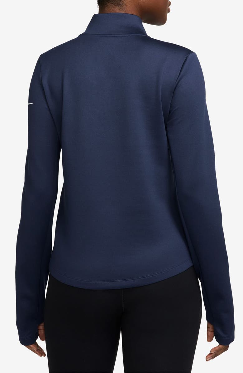 Nike Quarter Zip Therma-FIT ADV Activewear Pullover, Alternate, color, Midnight Navy