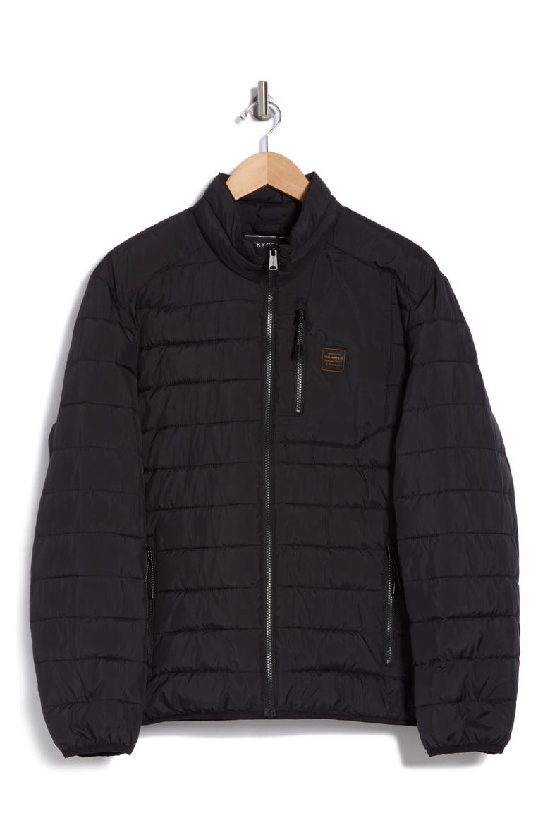 Clarkson Water-Resistant Packable Puffer Jacket, Alternate, color, BLACK