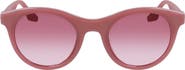 Converse Restore 49mm Gradient Round Sunglasses