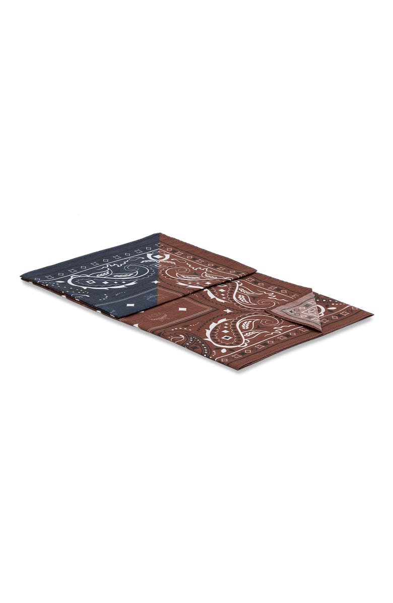 MCM X KASINA Monogram Bandana Scarf, Alternate, color, 