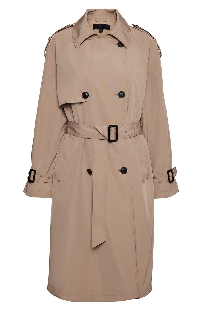VERO MODA CURVE Ramonna Long Trench Coat, Main, color, 