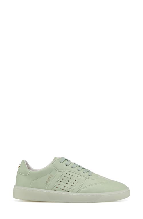 Jslides Hattie Perforated Low Top Sneaker In Mint
