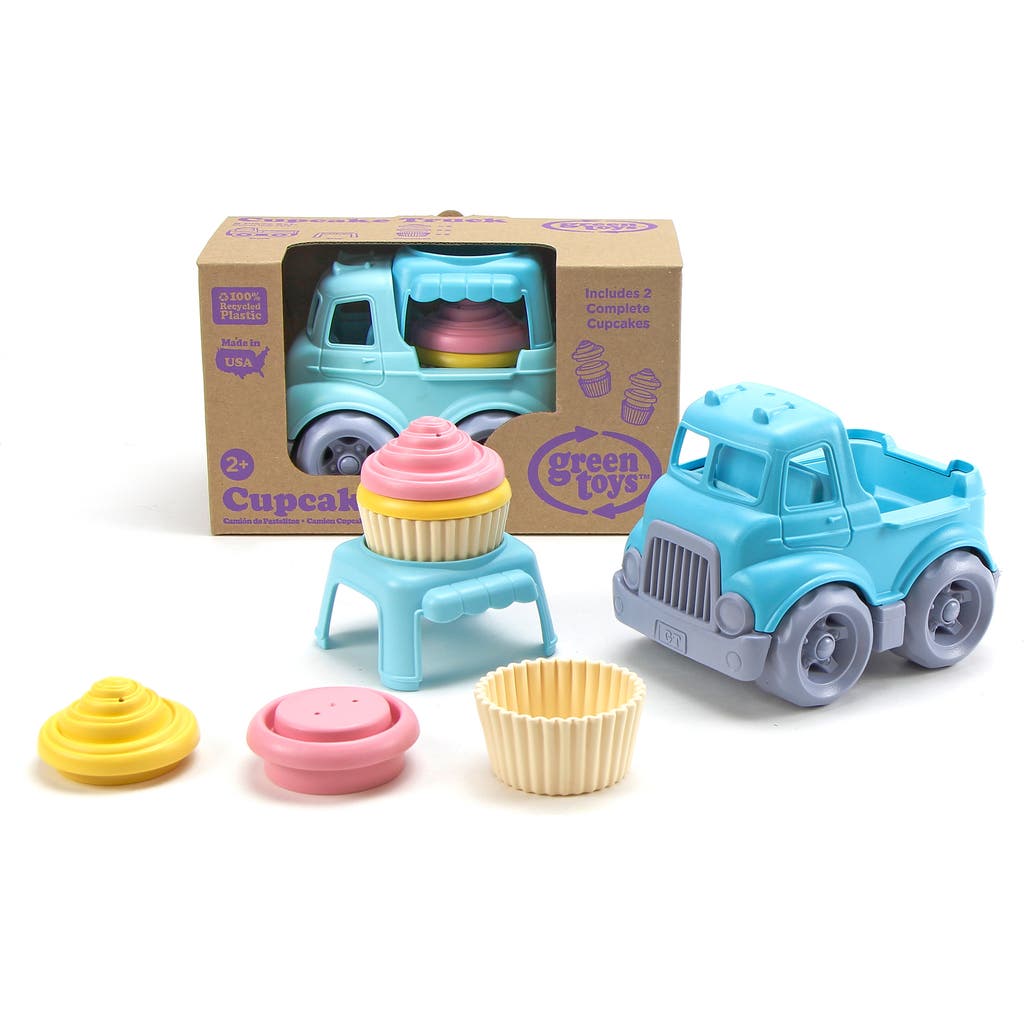 Green Toys Cupcake Truck Toy Set in Light Blue  product