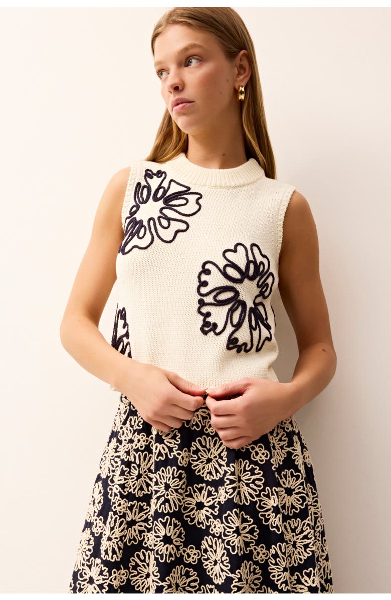 Marie Oliver Natasha Top, Main, color, Floret