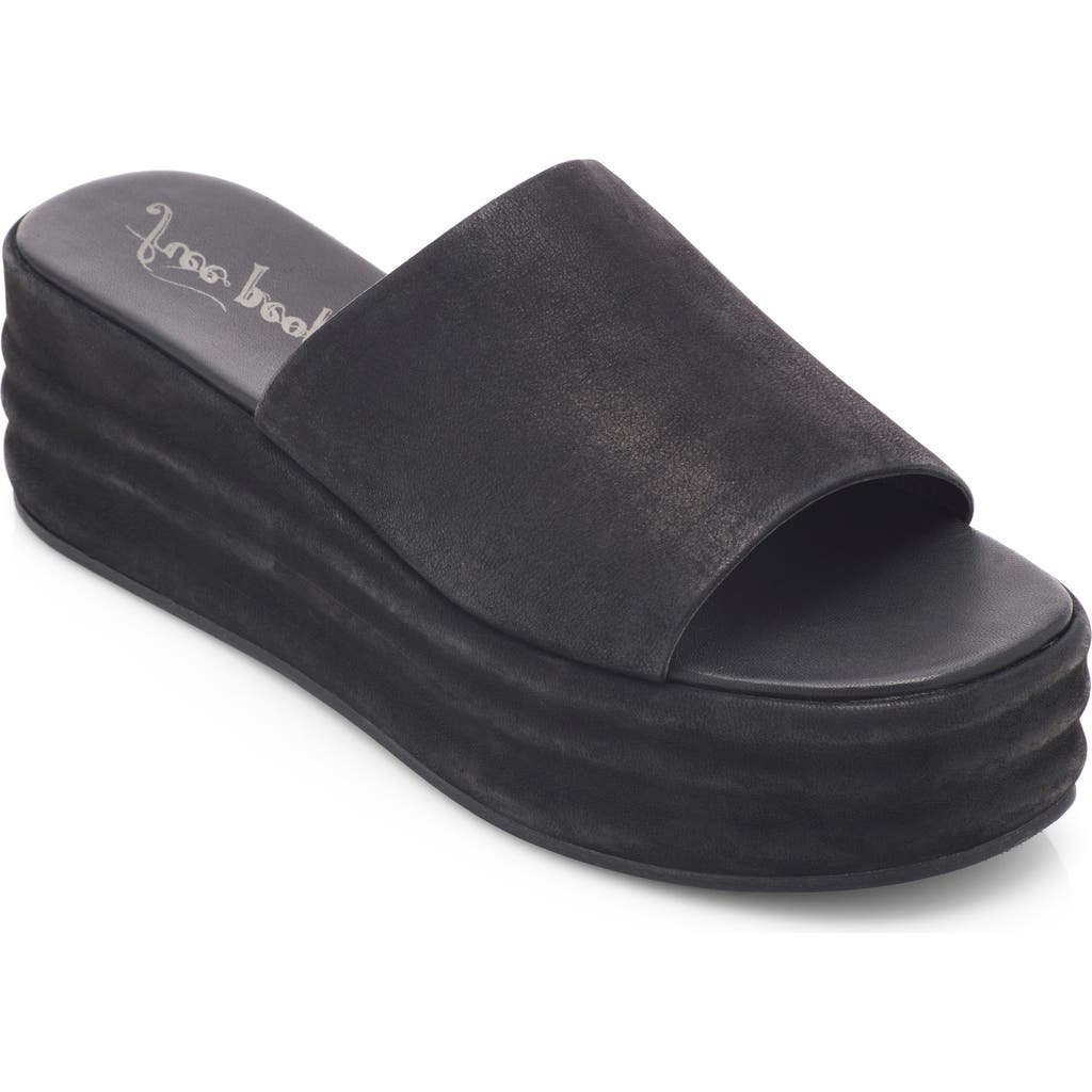 Free People Harbor Platform Sandal in Black at Nordstrom, Size 39