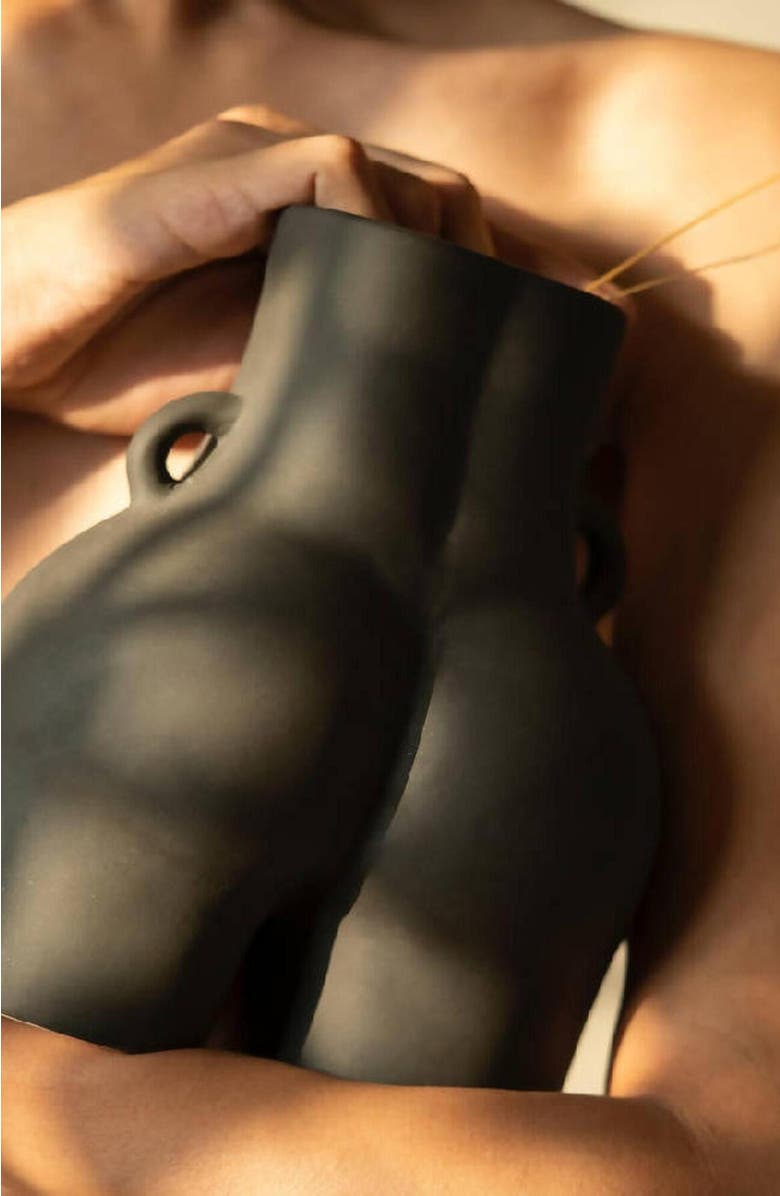 Osmos Studio Her Vase, Alternate, color, Black