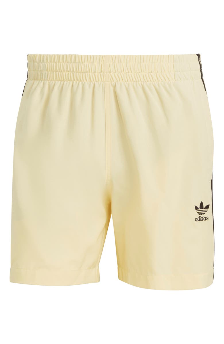adidas Originals Trefoil Swim Trunks, Alternate, color, 