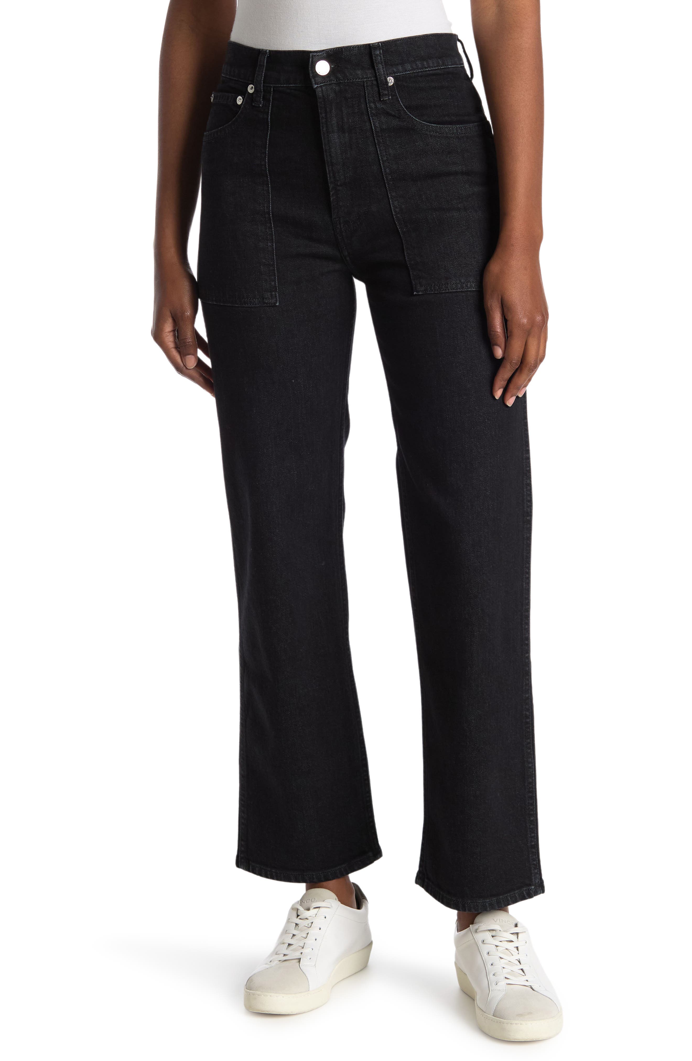 Helmut Lang Factory Wide Leg Jeans (Women) | Nordstromrack