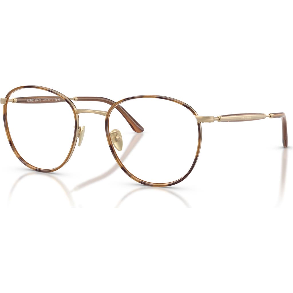 Giorgio Armani 50mm Phantos Optical Glasses In Brown