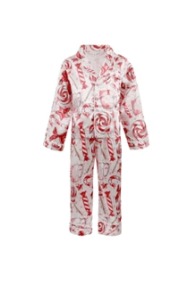 Sweet Winter Silky Set, Main, color, Red