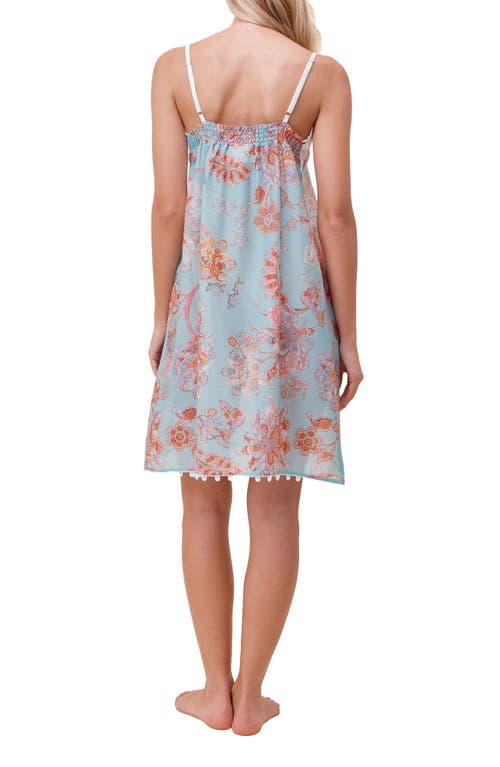 PAPINELLE PAPINELLE COCO LACE TRIM COTTON & SILK CHEMISE