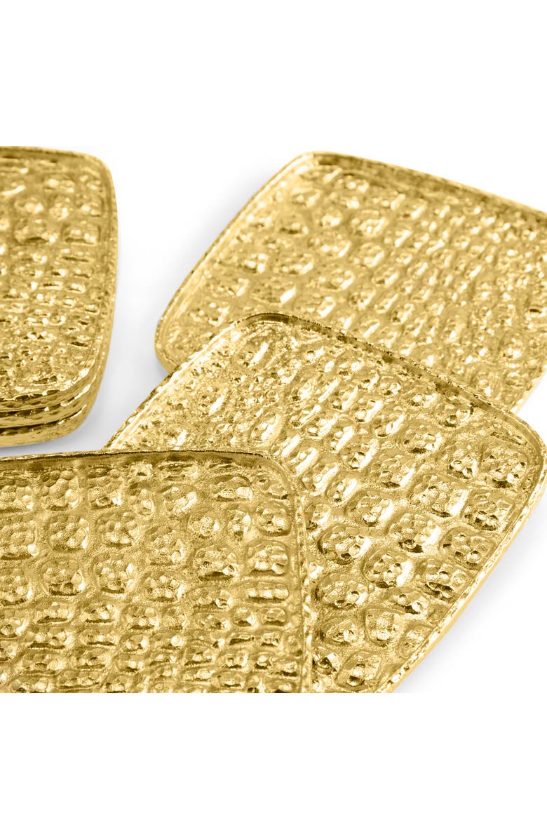Michael Aram Safari Set of 6 Coasters, Alternate, color, Gold