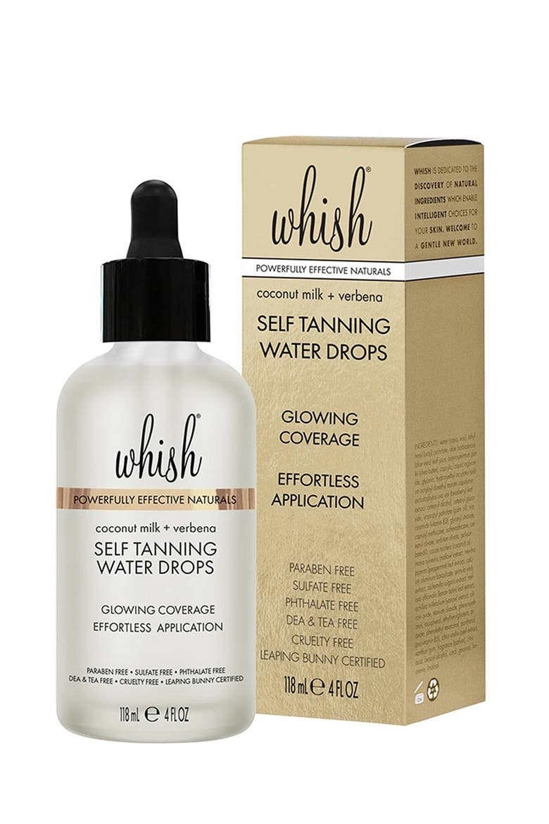 Tanning Water Drops, Alternate, color, Coconut Milk + Verbena