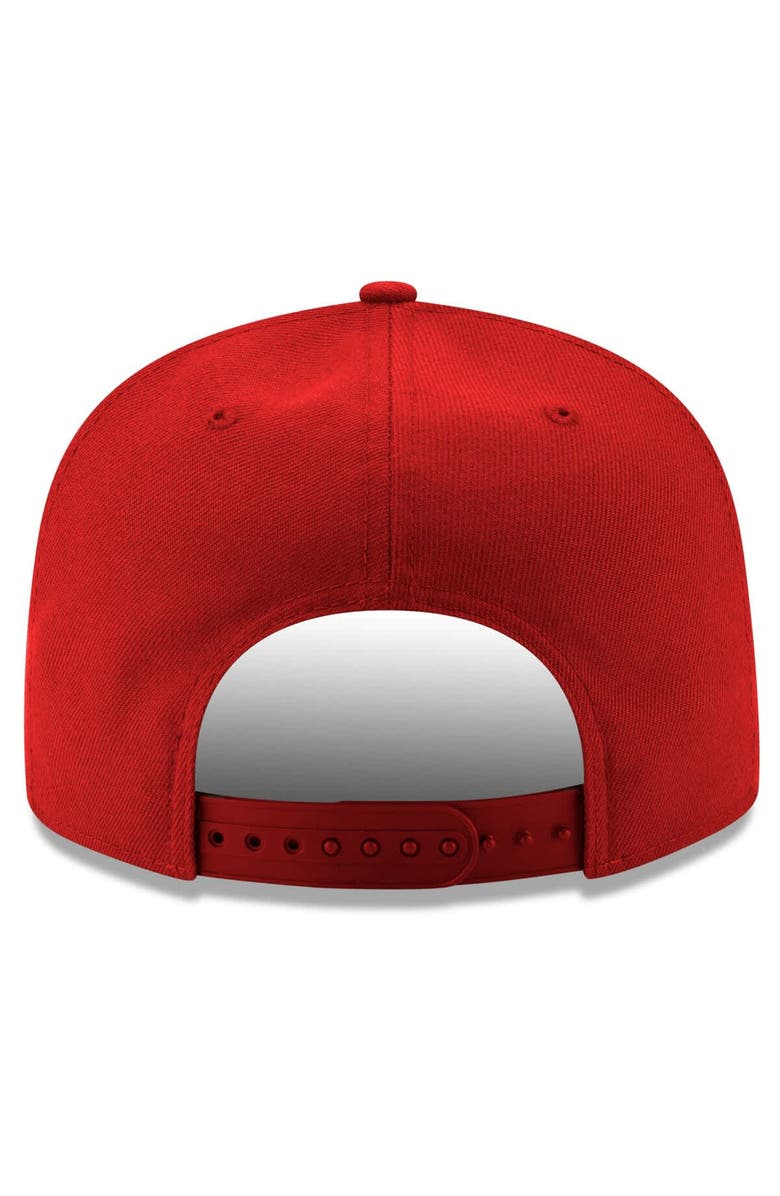 New Era Men's New Era Crimson Indiana Hoosiers College Football Playoff 2025 National Champions 9FIFTY Snapback Hat, Alternate, color, Crimson