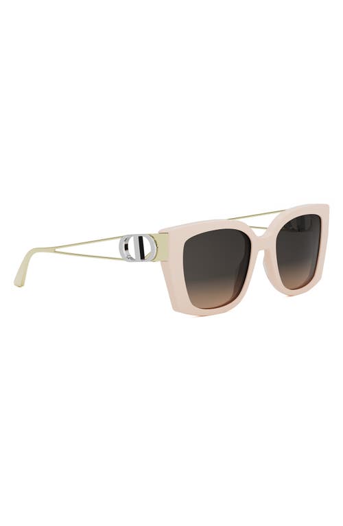 Dior 30montaigne S13i 53mm Square Sunglasses In Brown