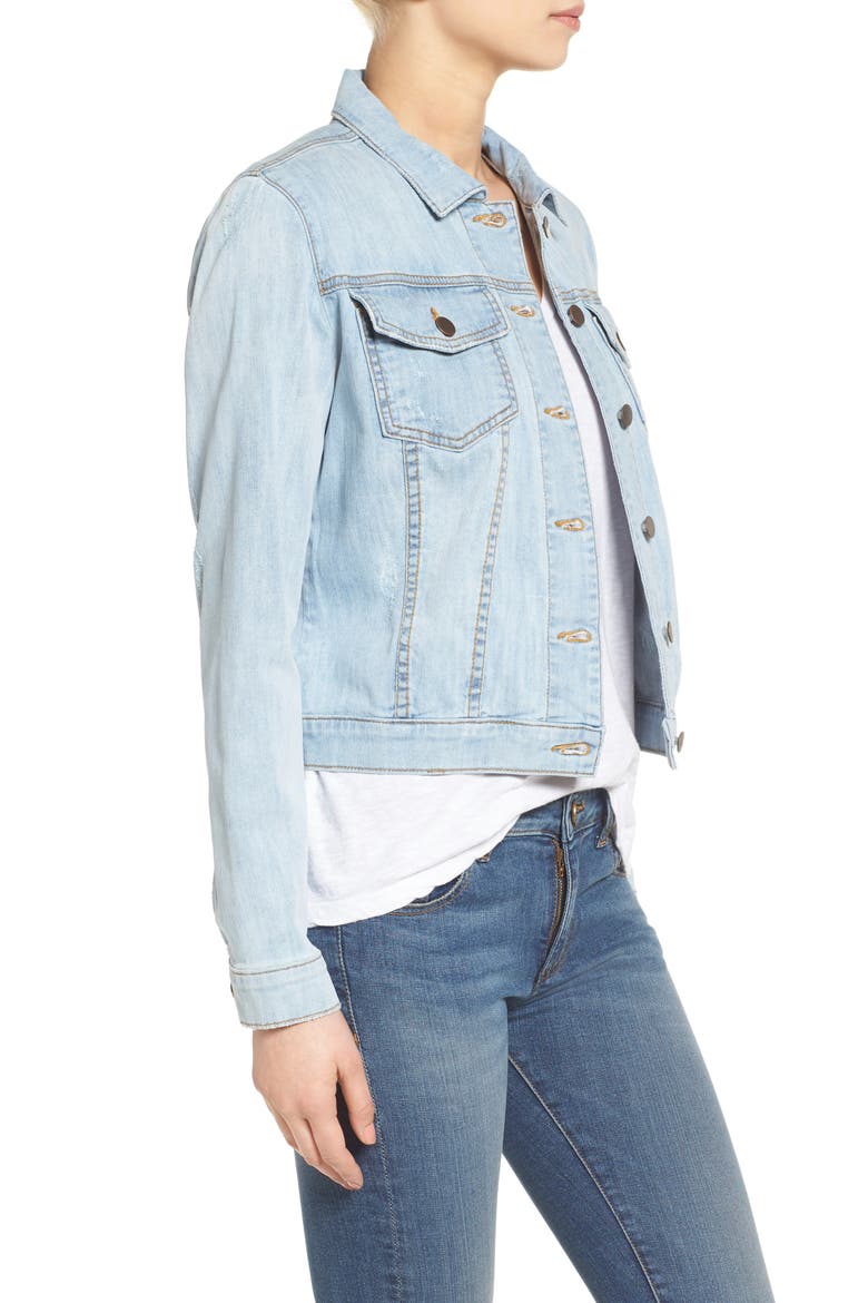 Helena Denim Jacket, Alternate, color, APPROACH