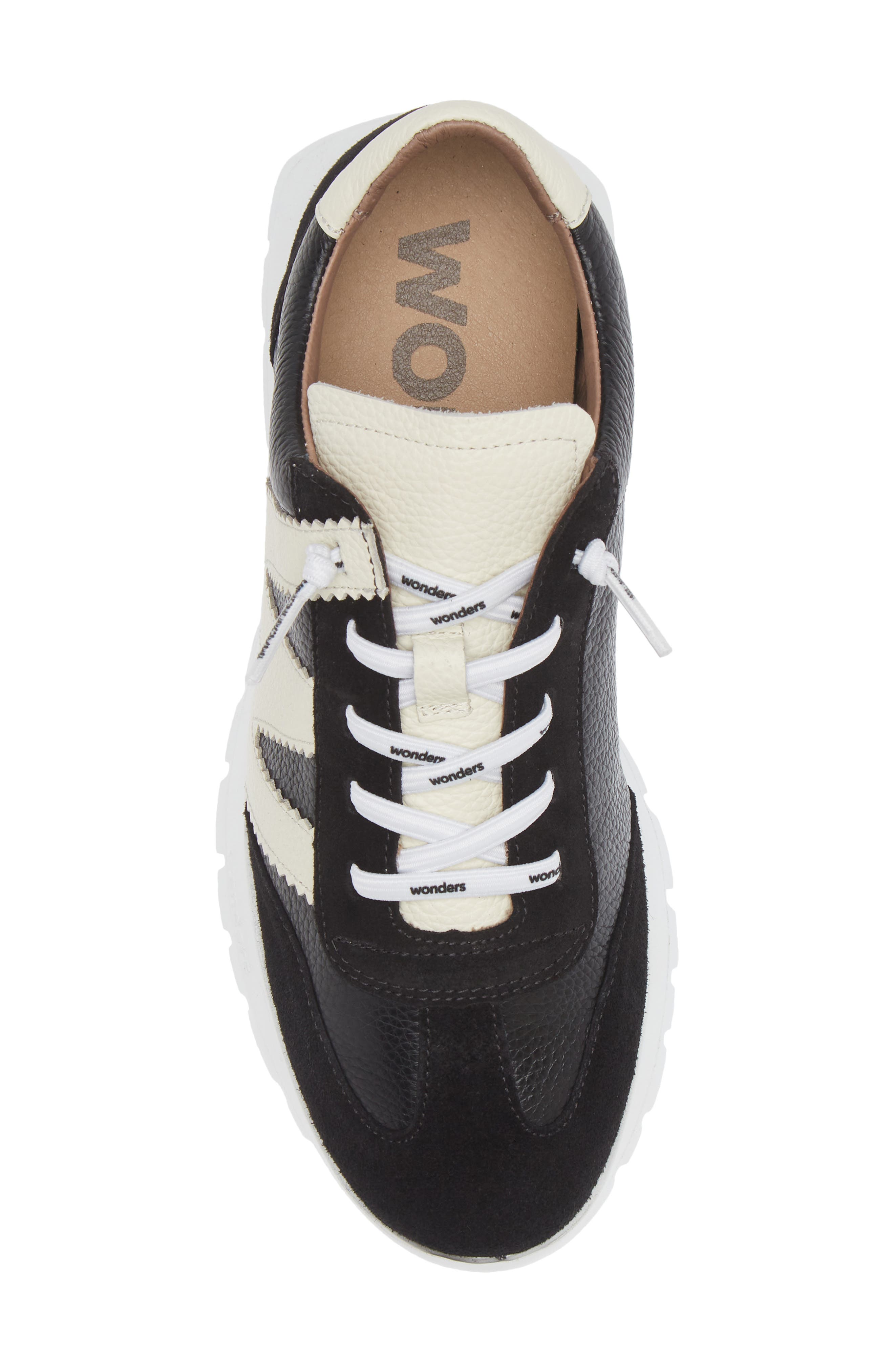 Wonders Fashion Slip-On Sneaker, Alternate, color, Black/ Off White Combo