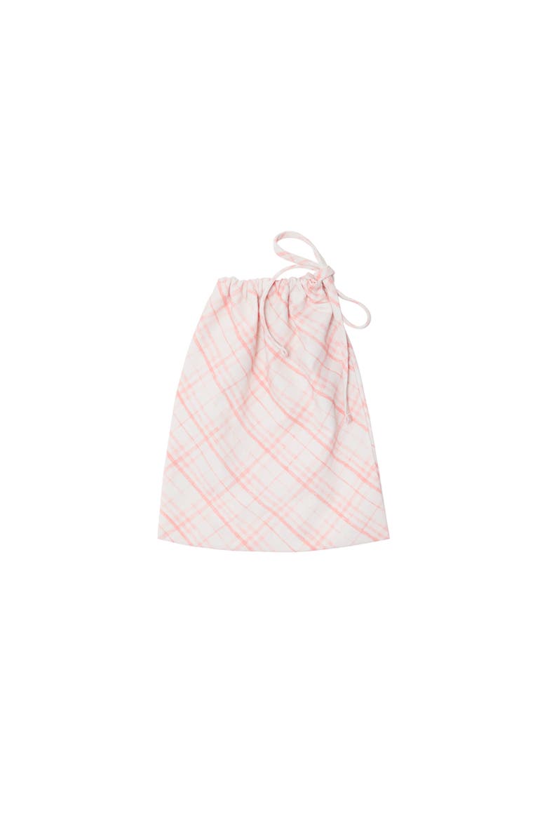 Burberry Check Bikini Top, Alternate, color, Dusky Rose