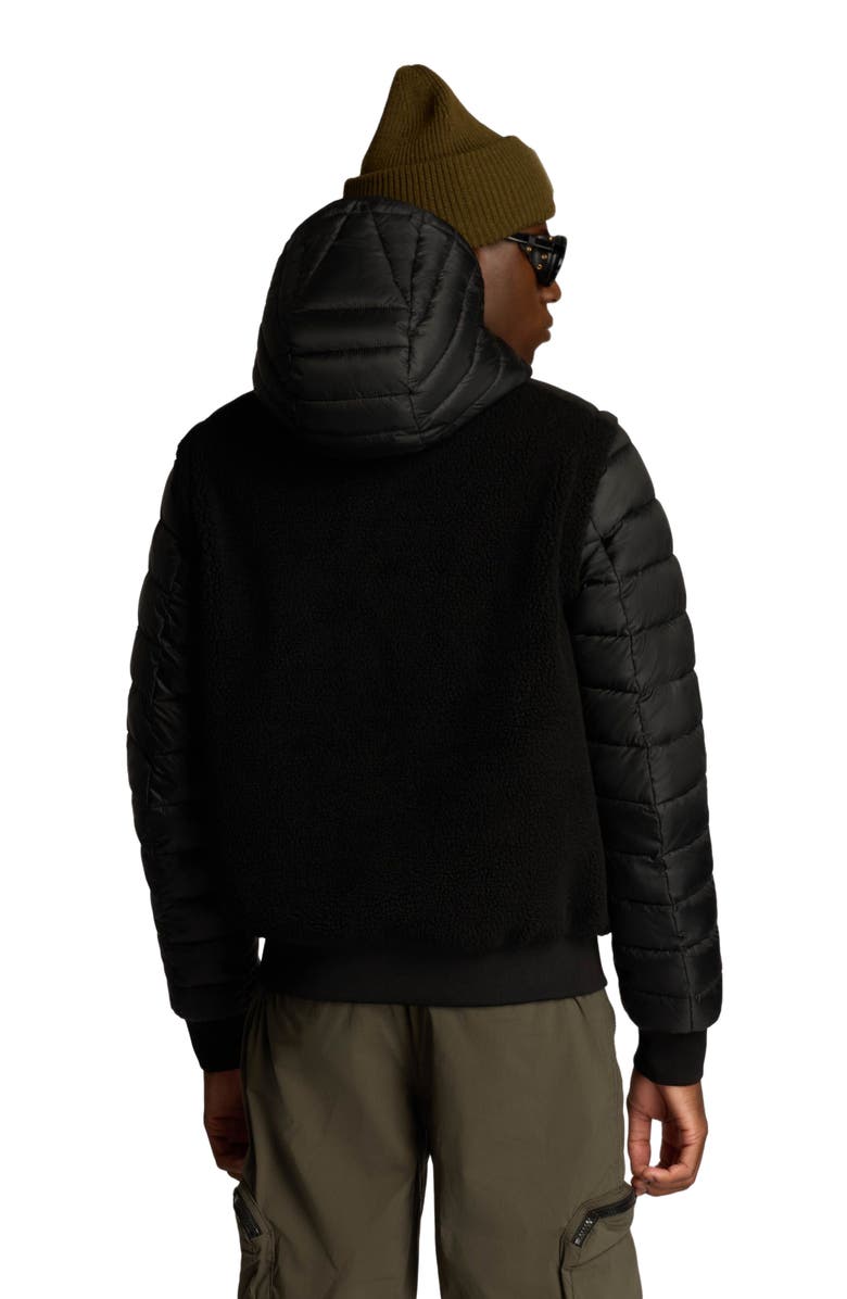 Alpenhaus Kirkjufell 2-in-1 Lightweight Mixed Media Puffer with Removable Sleeves, Alternate, color, Black