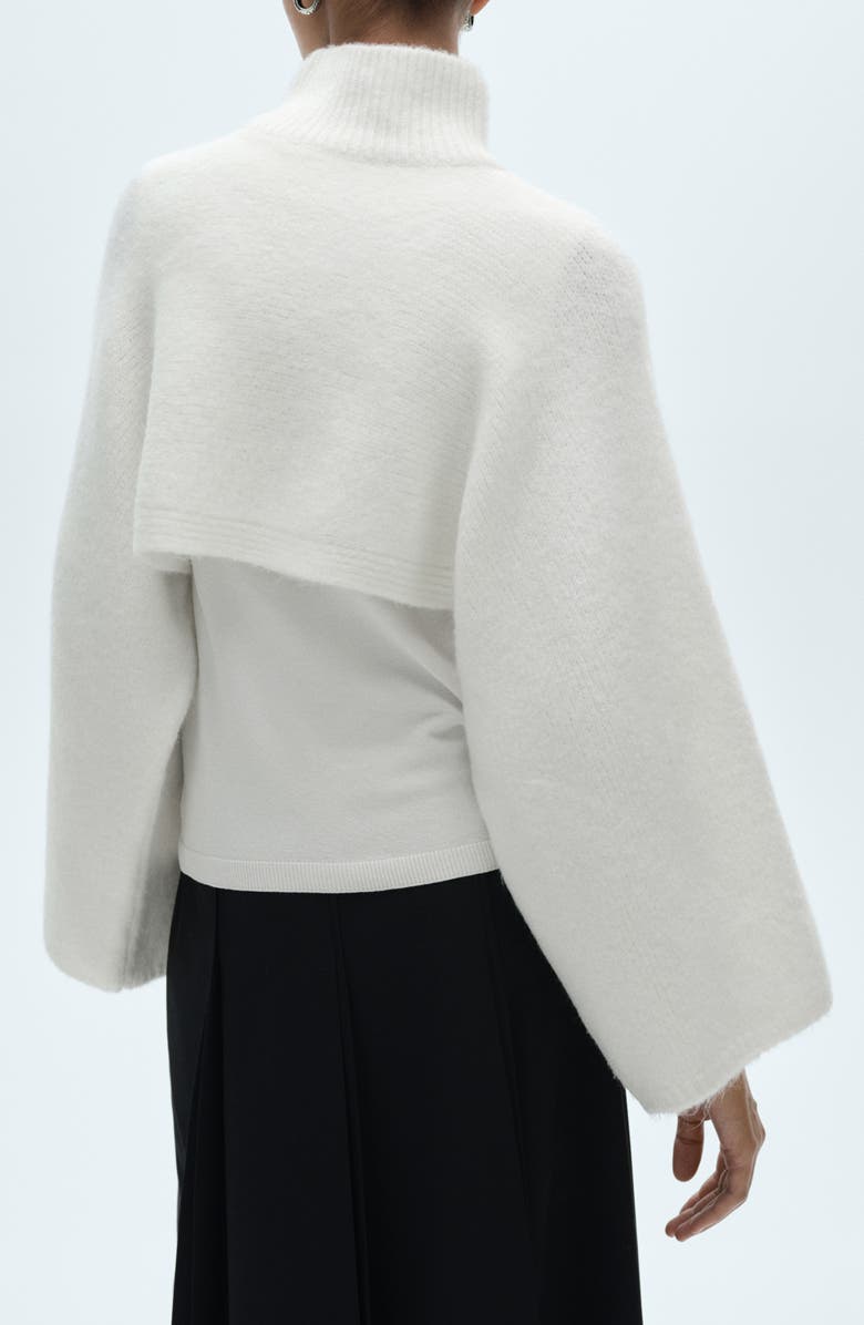 MANGO Combined Mock Neck Sweater, Alternate, color, 