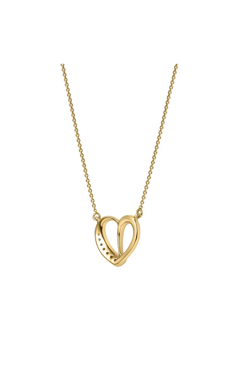 LuvMyJewelry Mirella Love Diamond Necklace in 14K Gold, Alternate, color, 14K Yellow Gold