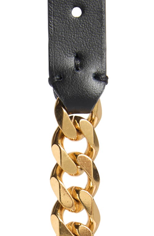 Shop Nili Lotan Nicolette Chain Belt In Black