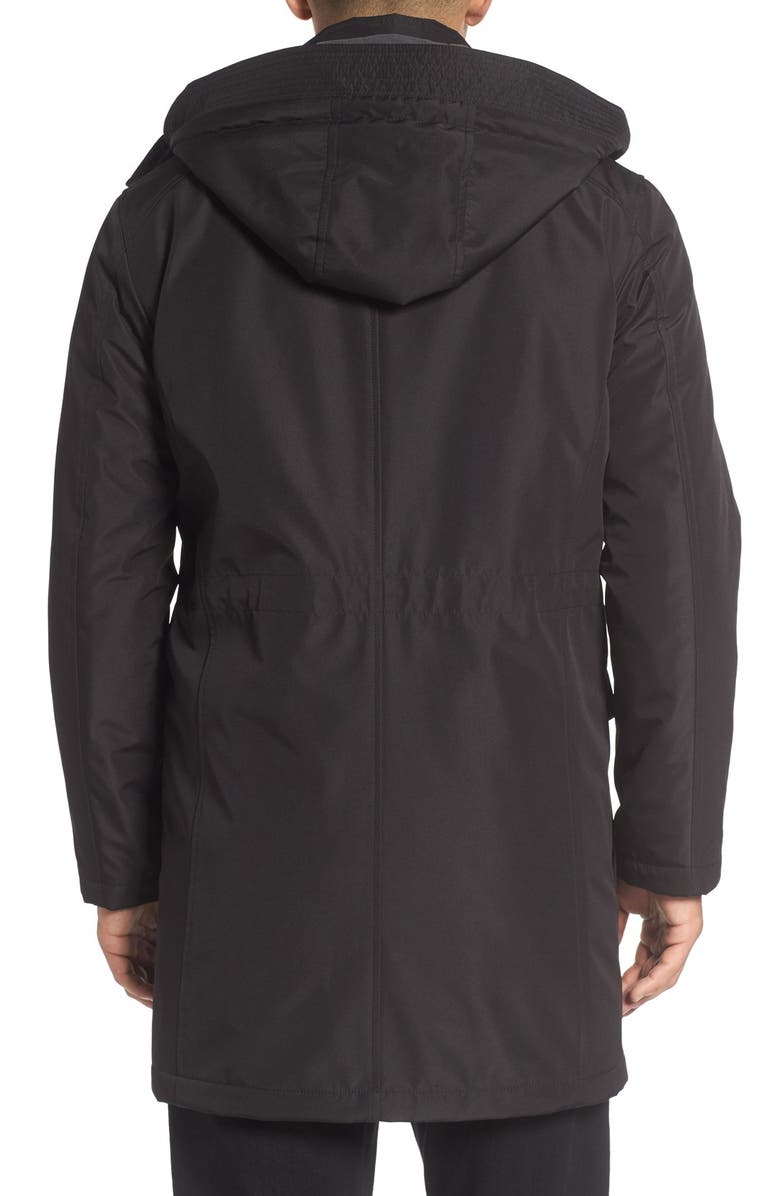 Cole Haan Insulated Water Resistant Car Coat, Alternate, color, 