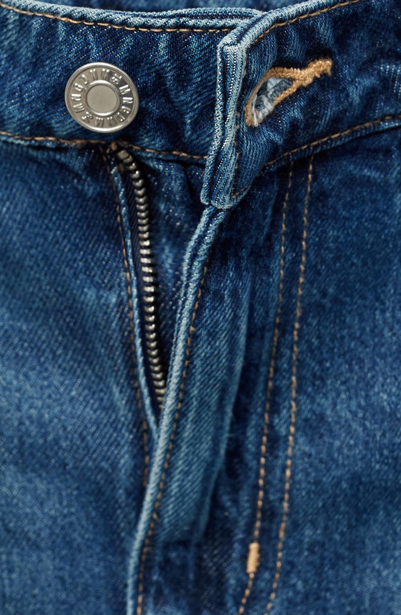 MANGO Denim Midi Skirt, Alternate, color, Dark Blue