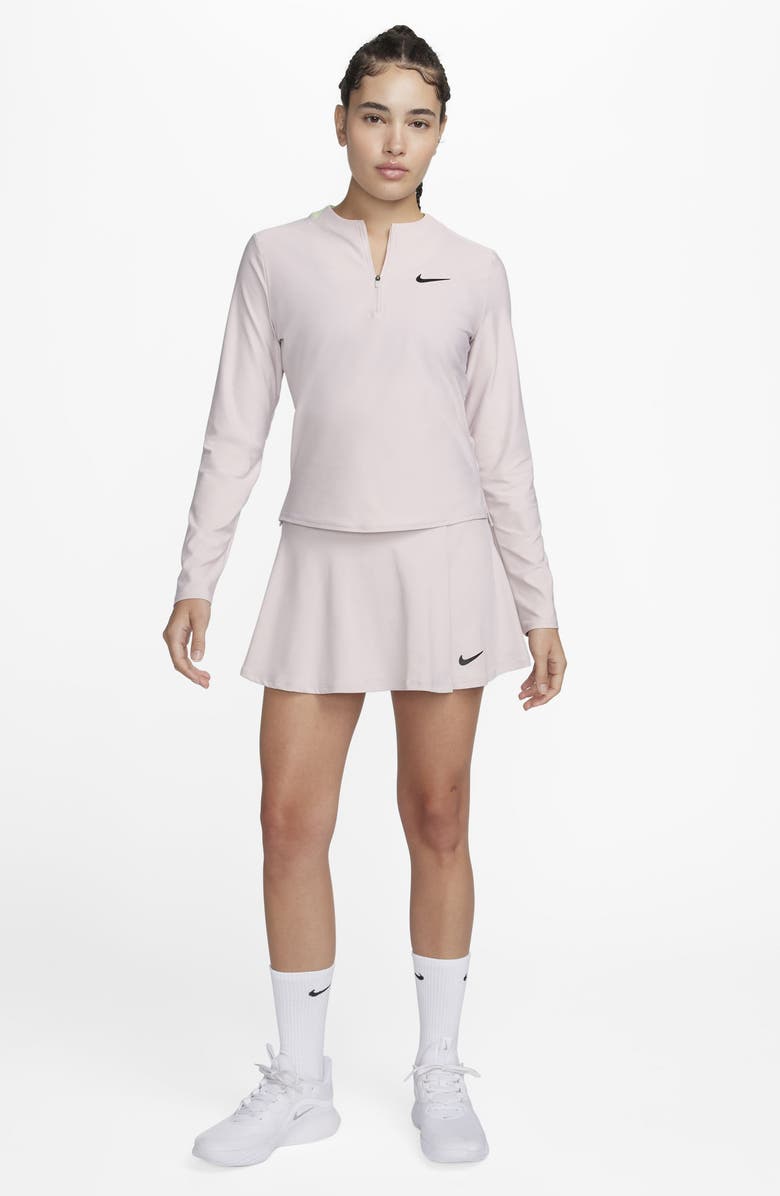 Nike Dri-FIT Advantage Long Sleeve Half Zip T-Shirt, Alternate, color, 