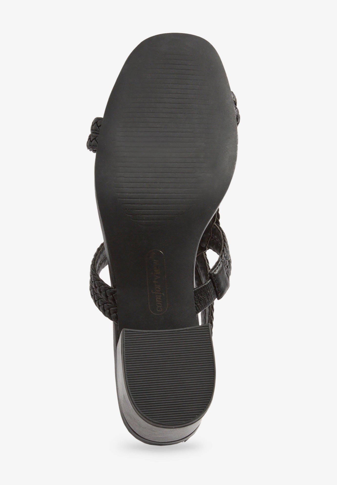 Comfortview The Dorothy Sandal, Alternate, color, Black