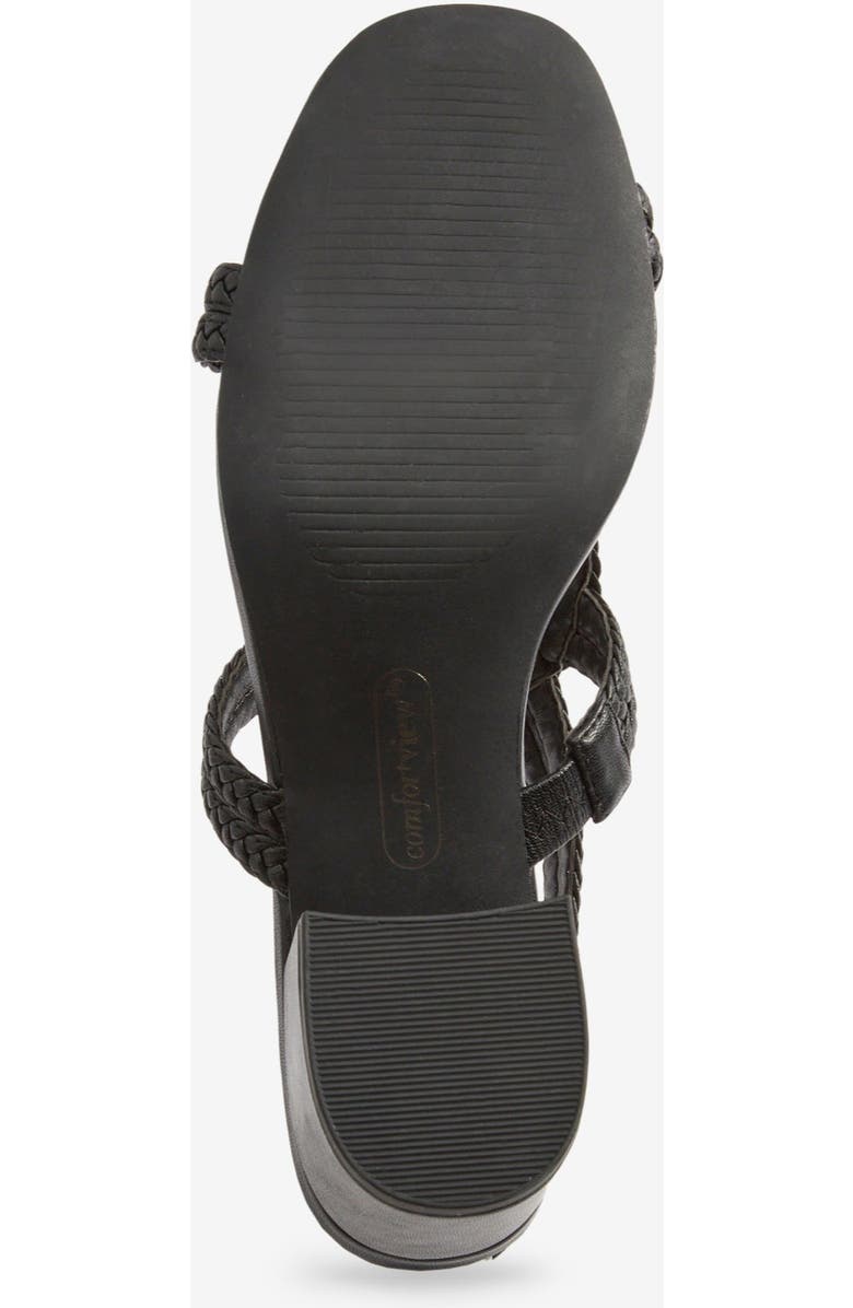 Comfortview The Dorothy Sandal, Alternate, color, Black