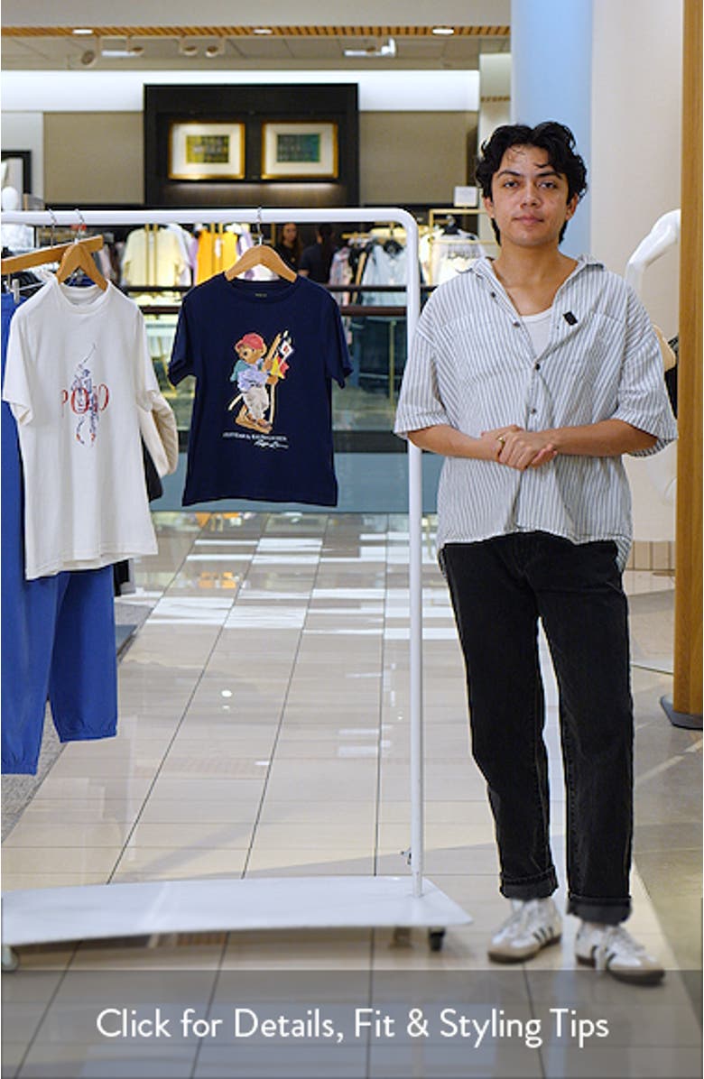 Kids' Polo Bear Cotton Graphic T-Shirt, sales video thumbnail