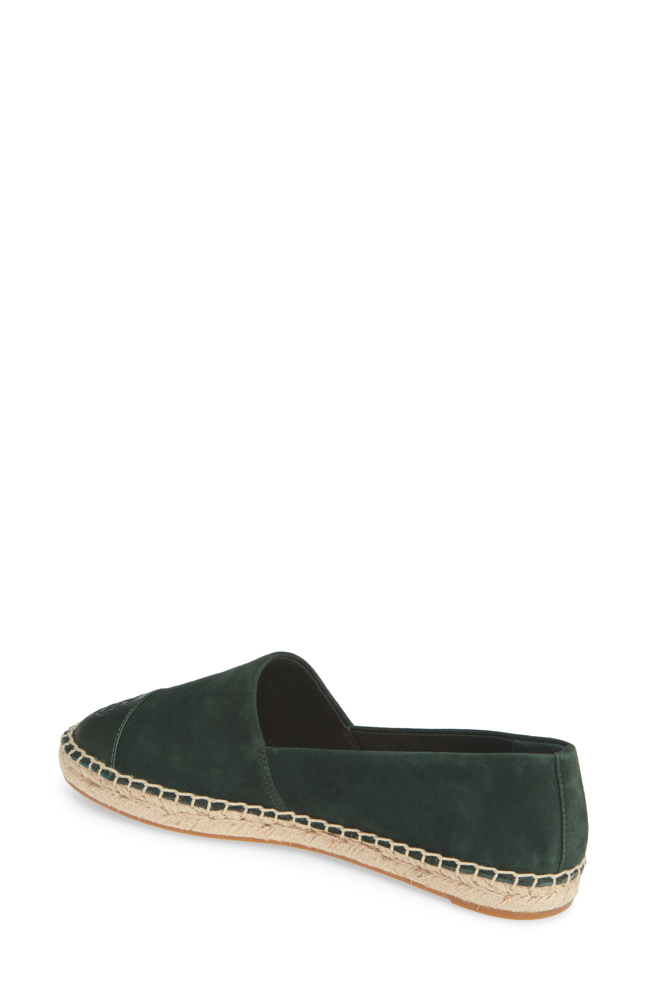 Colorblock Espadrille Flat, Alternate, color, PINE TREE/ PINE TREE