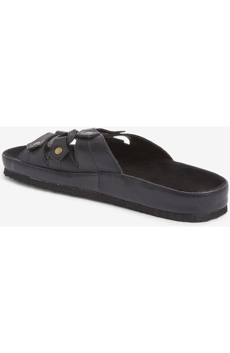 Comfortview The Summer Slip On Footbed Sandal, Alternate, color, Black