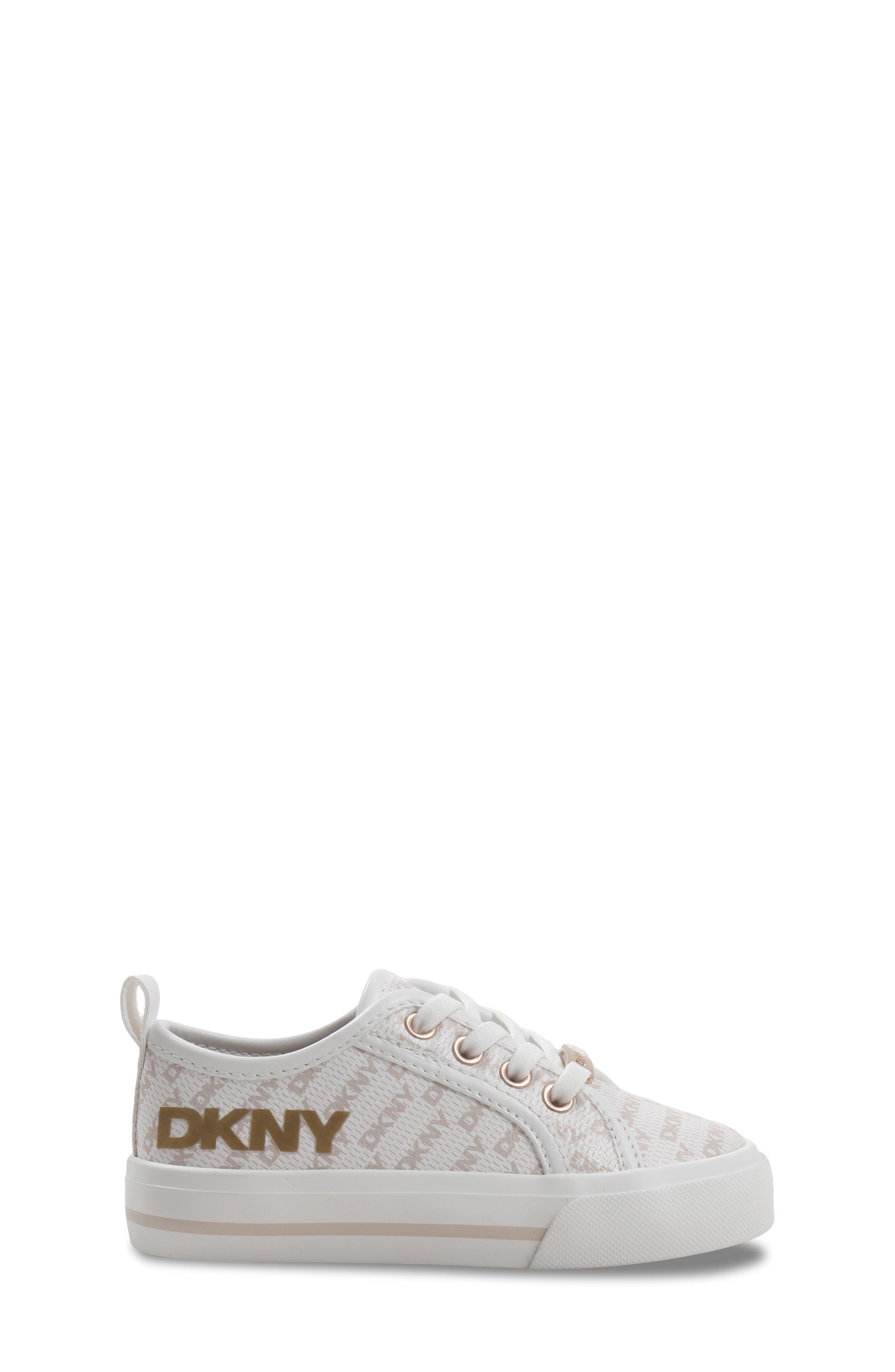 Kids' Hannah Cam Faux Leather Sneaker, Alternate, color, CREAM
