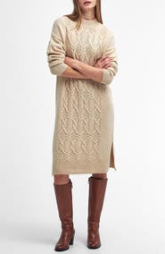Barbour Elisha Long Sleeve Wool Blend Sweater Dress