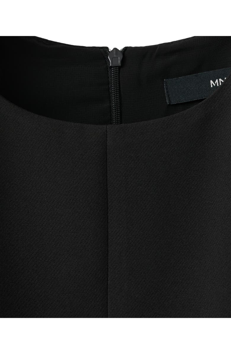 MANGO Sleeveless Stretch Jumpsuit, Alternate, color, Black