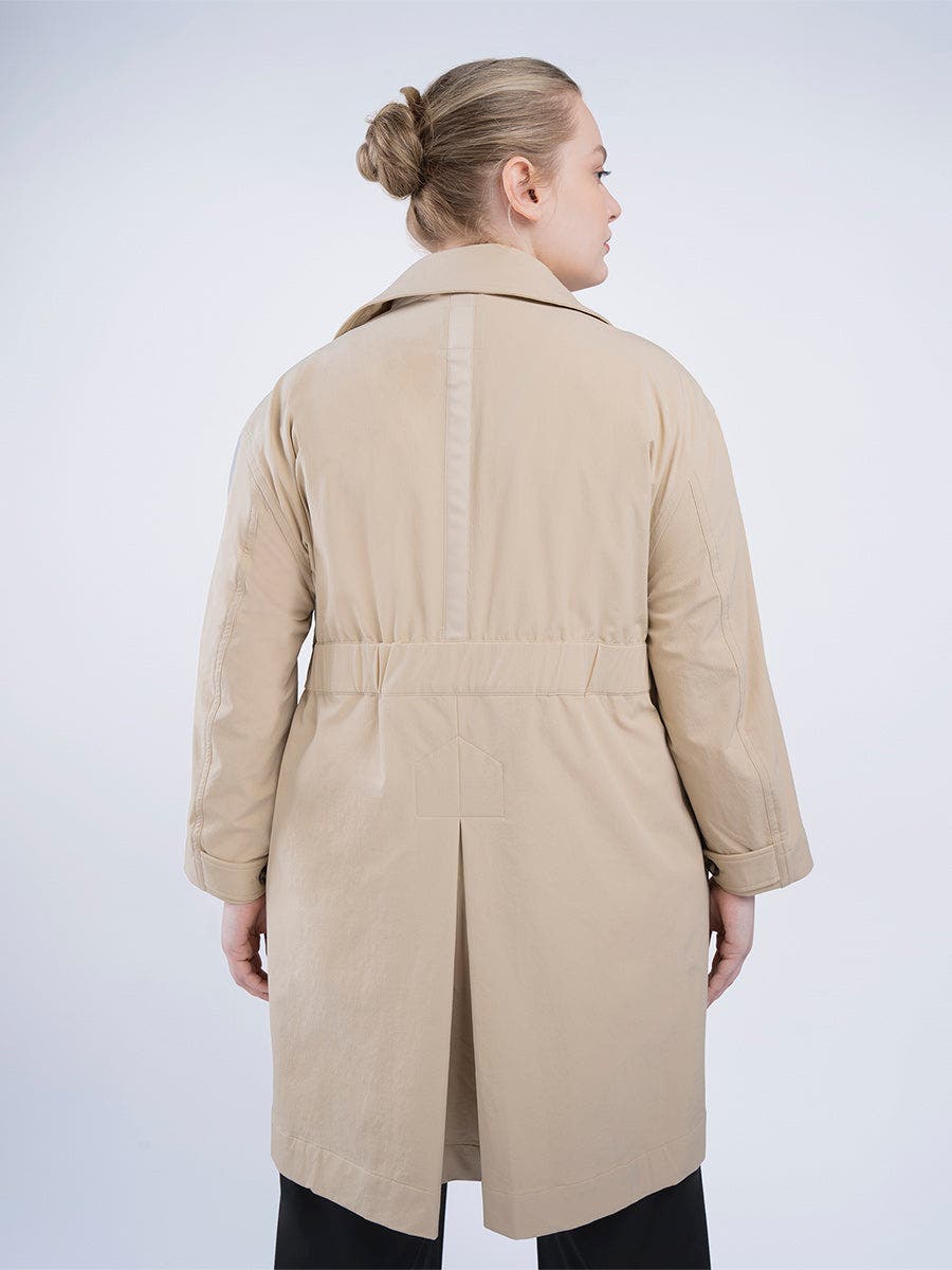 Tech Twill Trench Coat Plus Size - image 4