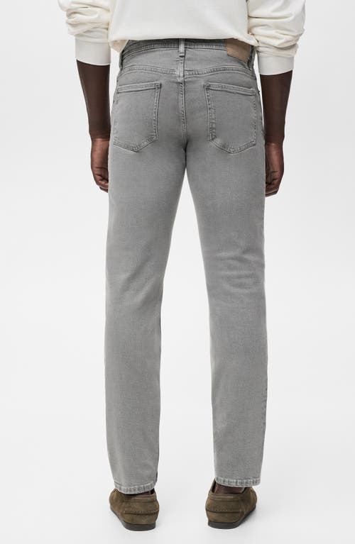 Mango Jan Slim Fit Jeans In Gray