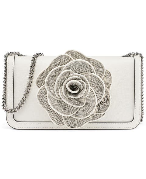 Kosette Flower Applique Crossbody