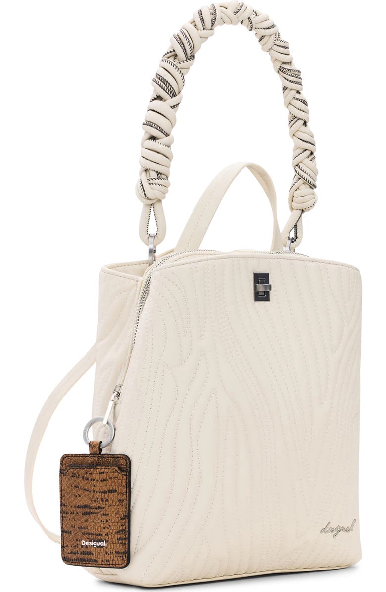 Desigual Mini Wave Embroidered Convertible Backpack, Alternate, color,