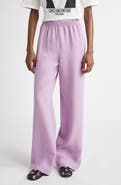 Valentino Garavani Silk Cady Couture Wide Leg Pants