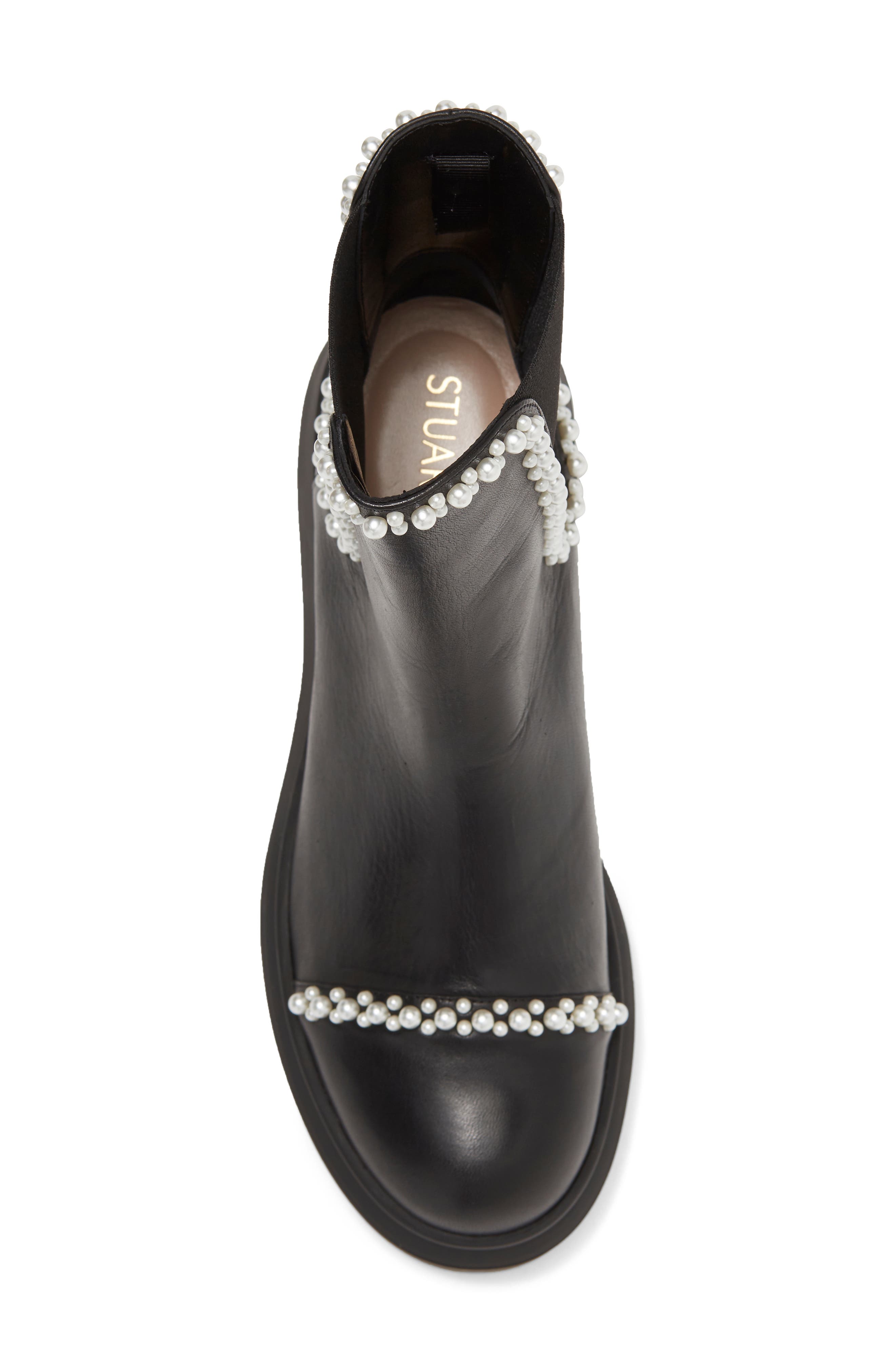 Norah Embellished Bootie, Alternate, color, BLACK
