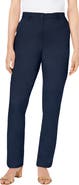Jessica London Stretch Cotton Chino Straight Leg Pant