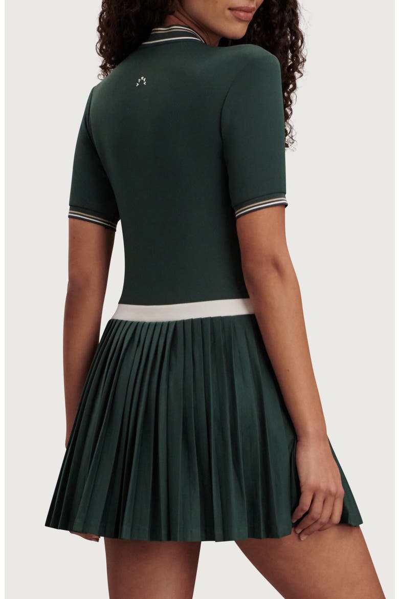 Lainey Court Dress, Alternate, color, GREEN GABLES