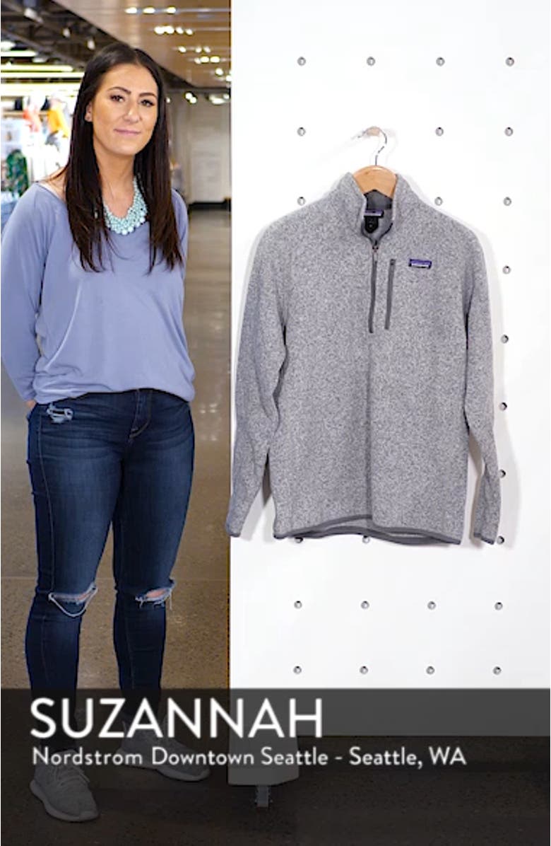 Better Sweater Quarter Zip Fleece Lined Pullover, sales video thumbnail