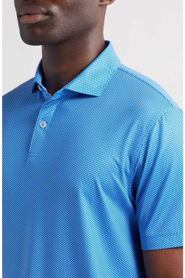 Teo Microprint PREP-FORMANCE Golf Polo, Alternate, color, PALISADES BLUE